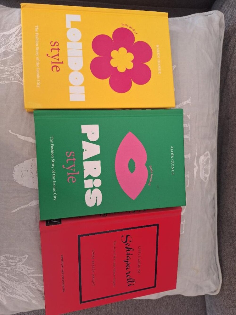2 Little Books of Paris & London Style Stories & 1 Schiaparelli Fashion Designer